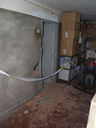 Armazém onde estava guardado o tabaco