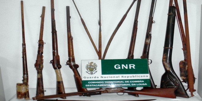 Detido em Tondela por posse ilegal de armas