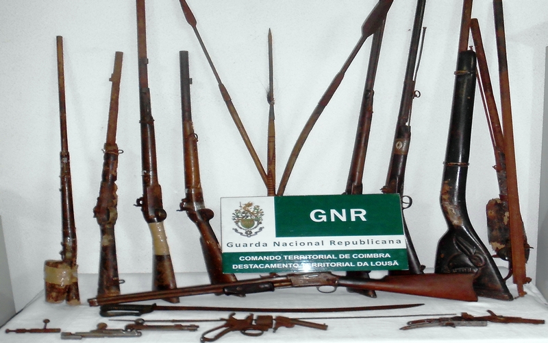 Detido em Tondela por posse ilegal de armas