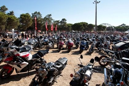 Amantes das motos invadem Góis