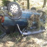    Acidente aparatoso entre três viaturas em Oliveira do Hospital causa um ferido