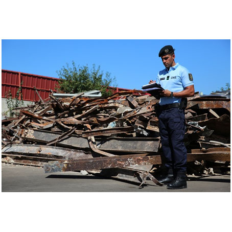 GNR encerra quatro OGR em operação de fiscalização de potenciais vias de escoamento de materiais furtados e locais suspeitos receptação.