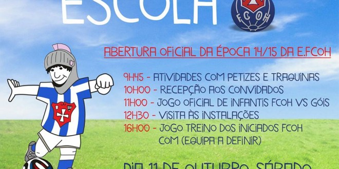 FC Oliveira do Hospital apresenta amanhã escolas de formação